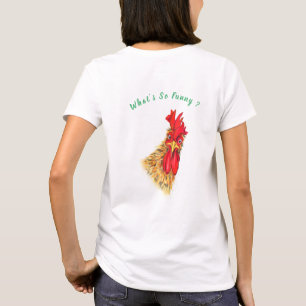 Jouer Surpris Rooster Funny T-Shirt