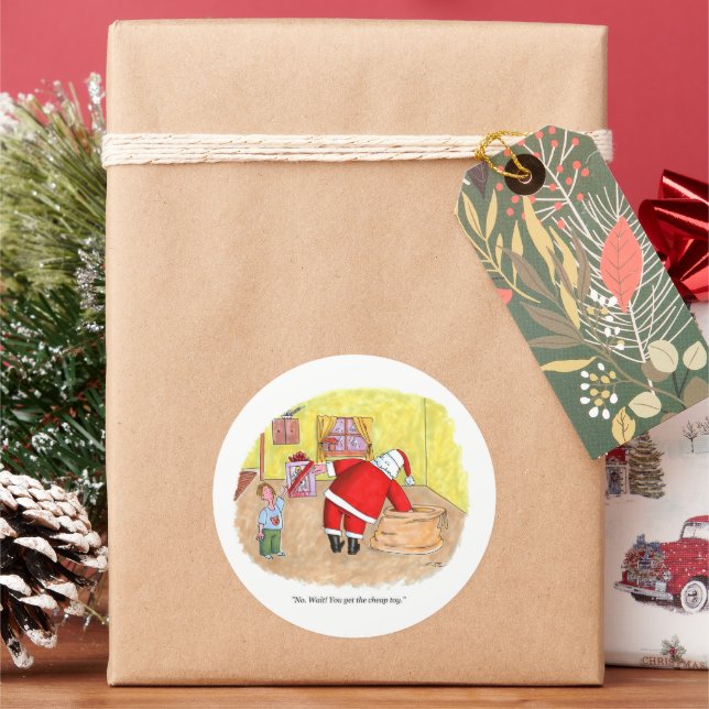 Jouet bon marché gros autocollants ronds (vacances)