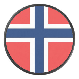 Jouet de hockey patriotique avec Drapeau de Norvèg