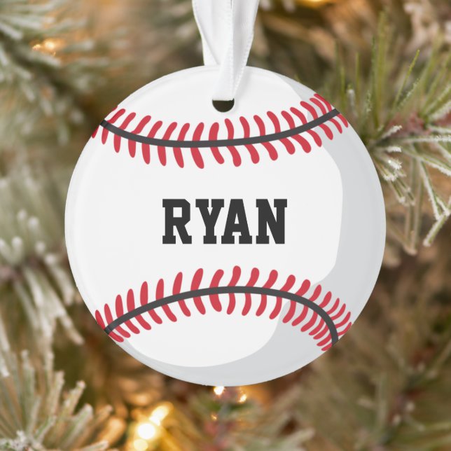 Joueur de base-ball Sports NOM PHOTO Team Fun (Arbre)