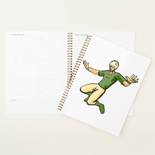 Joueur de baseball Spiral Planner