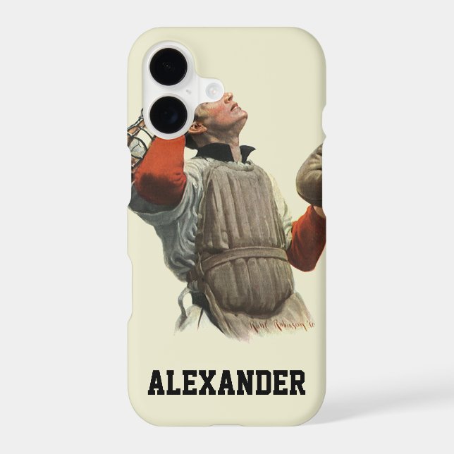 Joueur De Baseball vintage, Chercher (Verso)