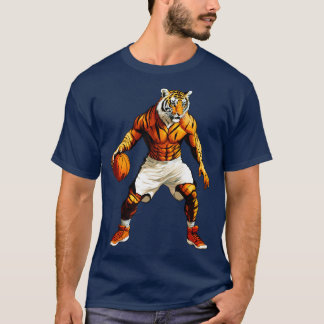 Joueur de basket-ball en tigre / T-shirt de basket