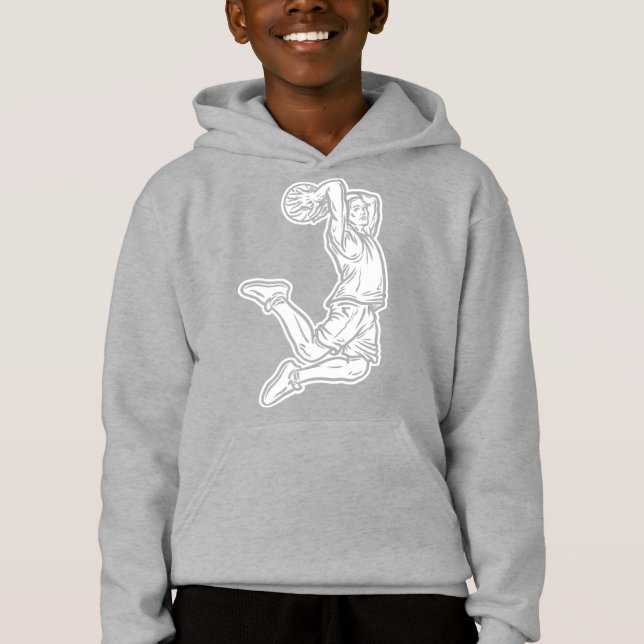 Joueur de basket-ball faisant Slam Dunk Light Desi (Devant)