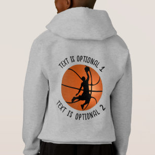 Joueur de basket-ball sur basket-ball