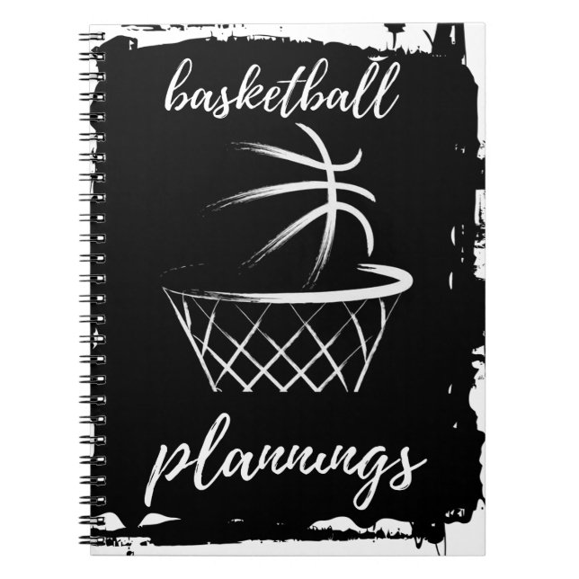joueur de basket / COACH Spiral Carnet cadeau (Devant)