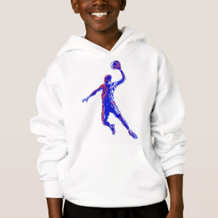 Joueur de basket Slam Dunk, Red and Blue Design