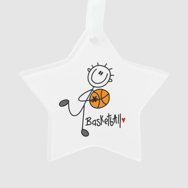 Joueur de basketball de base Figure Stick (dos)