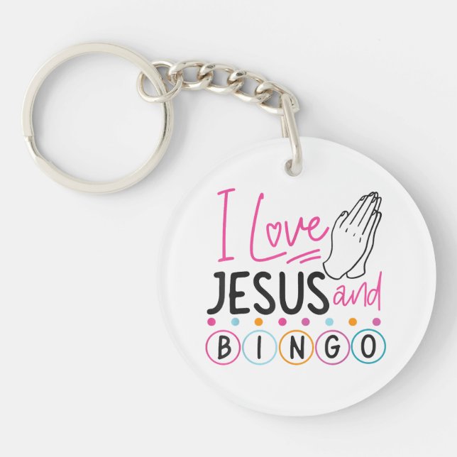 Joueur de Bingo Jésus Foi Chrétien J'aime Jésus Un (Devant)