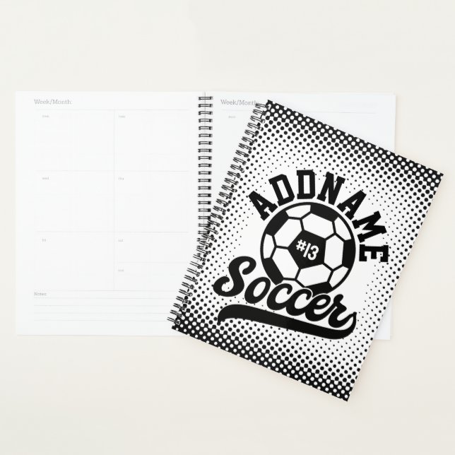 Joueur de football AJOUTER LE NOM Équipe de footba (Devant avec enveloppe)