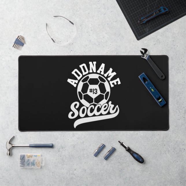 Joueur de football AJOUTER LE NOM Équipe de footba (Poste de travail)