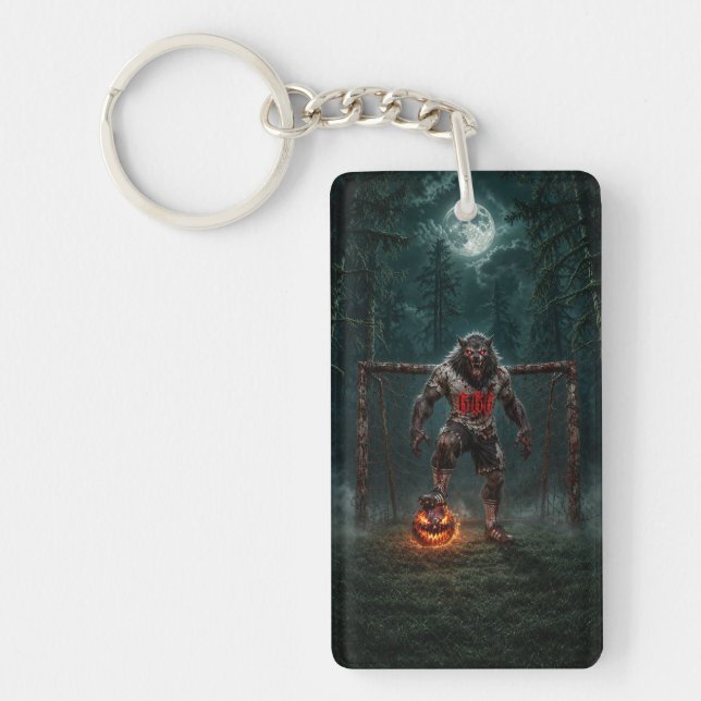 Joueur de football Loup-Garou Halloween Horreur Ar (Devant)