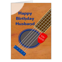 Joueur de guitare du mari Anniversaire