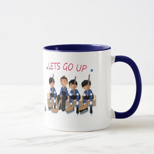 Joueur de hockey combiné de tasse (Droite)