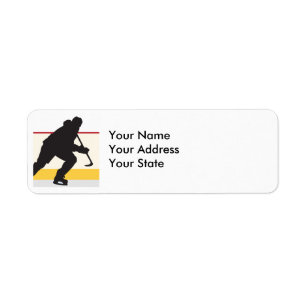 joueur de hockey sur glace en mouvement