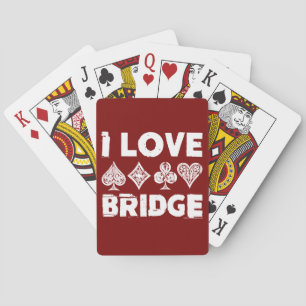 Joueur de jeu de cartes de bridge que j'aime