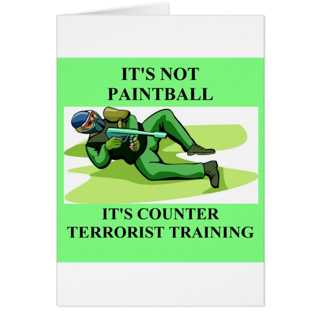 joueur de paintball (Devant)