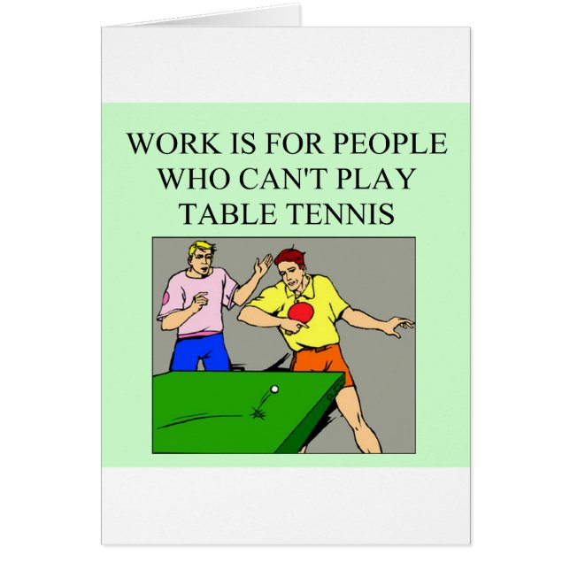 joueur de ping-pong (Devant)