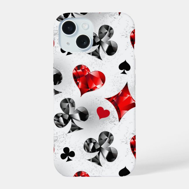 Joueur de poker Joueur de cartes de jouer costumes (Verso)