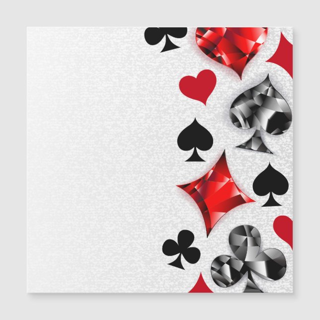 Joueur de poker Joueur de cartes de jouer costumes (Devant)