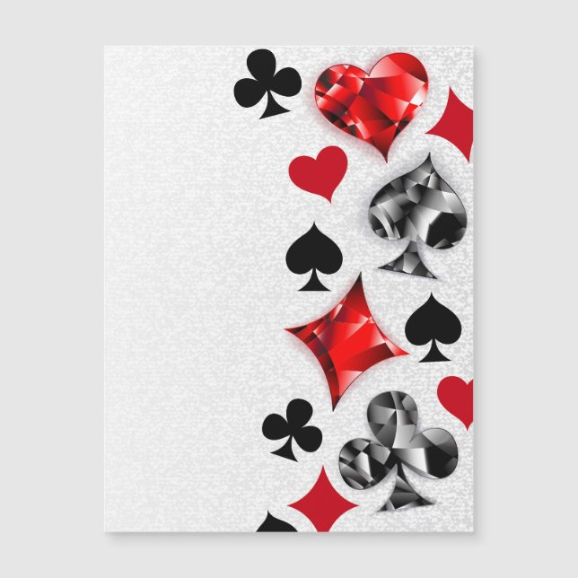 Joueur de poker Joueur de cartes de jouer costumes (Devant)