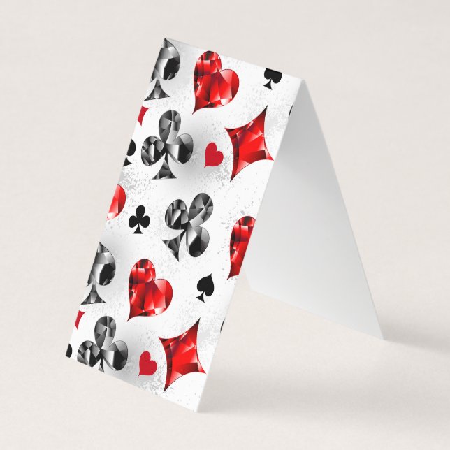 Joueur de poker Joueur de cartes de jouer costumes (Devant)