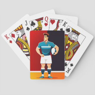 Joueur de rugby - Cartes à jouer