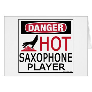 Joueur de saxophone chaud