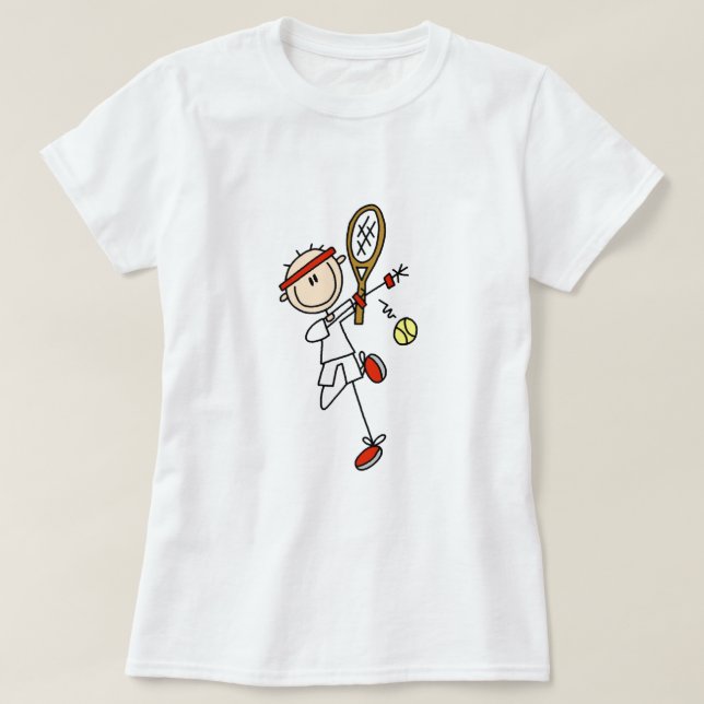 Joueur de tennis avec des T-shirts et des cadeaux (Design devant)
