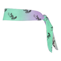 Joueur de tennis écureuil vert et violet Motif