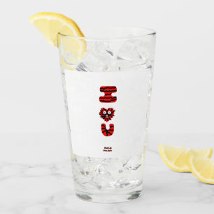 Joueur de verre en U flou