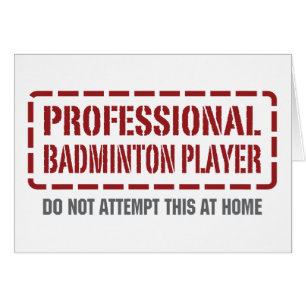Joueur professionnel de badminton