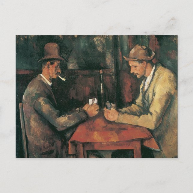 Joueurs de cartes par Paul Cezanne, Art Vintage (Devant)