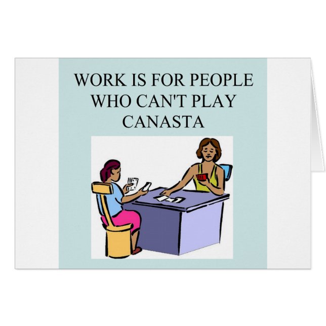 joueurs de jeu de canasta) (Devant horizontal)