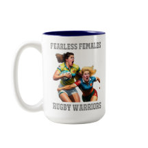 Joueurs de rugby Mug à deux tons