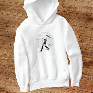 Joueuse de volley-ball Nom de l'enfant Jersey Numé