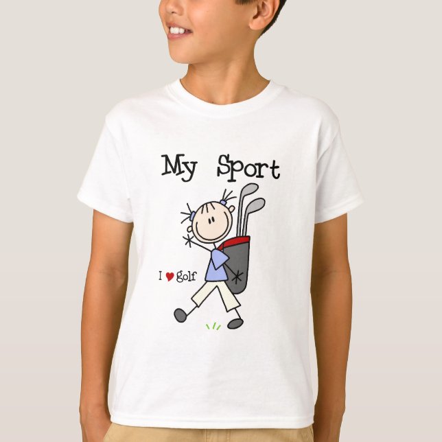 Jouez au golf mon T-shirts et cadeaux de sport (Devant)