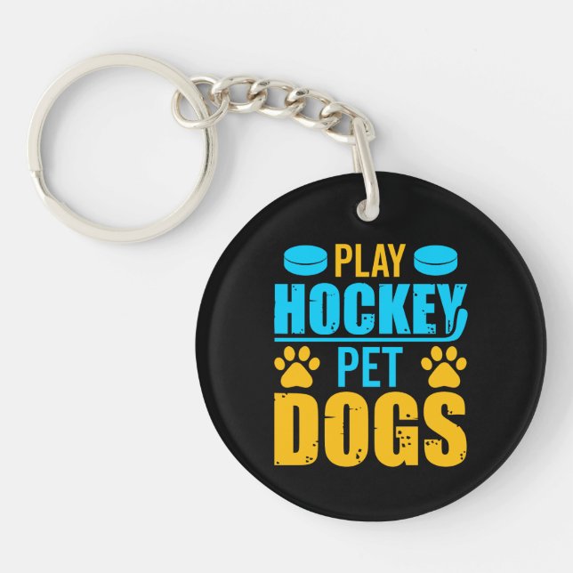 Jouez aux chiens de compagnie de hockey (Devant)