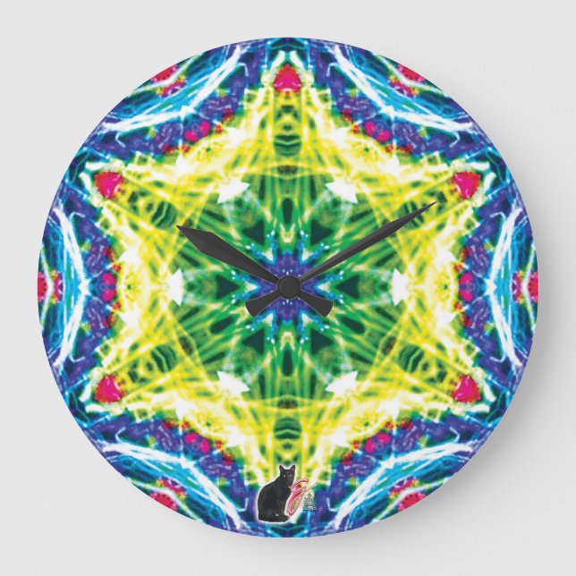 Joules Kaleidoscope Large Clock (Front)