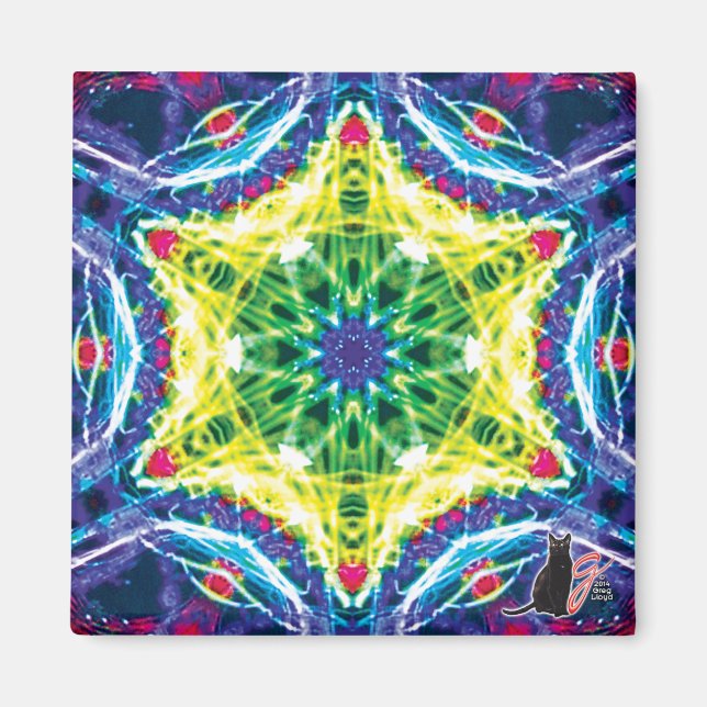 Joules Kaleidoscope Magnet (Devant)