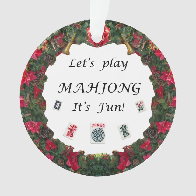 Jouons à MahJong c'est amusant autour de la couron (devant)