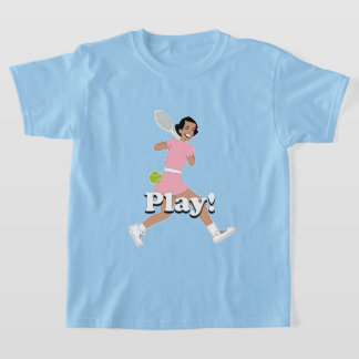 Jouons au T-shirt de tennis