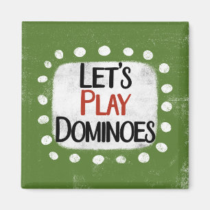 Jouons Dominoes Refrigerator Magnet