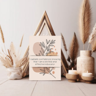 Jour 15 Affirmation de l'enseignant Carte santé me