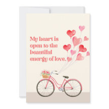 Jour 5 Manifeste de coeur Love Carte d'Affirmation