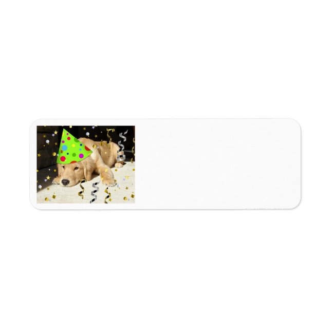 Jour d'anniversaire Golden Retriever (Devant)