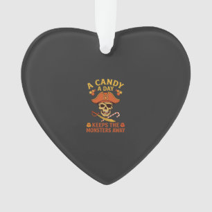 Jour de bonbons Halloween Pirate Crâne Canne