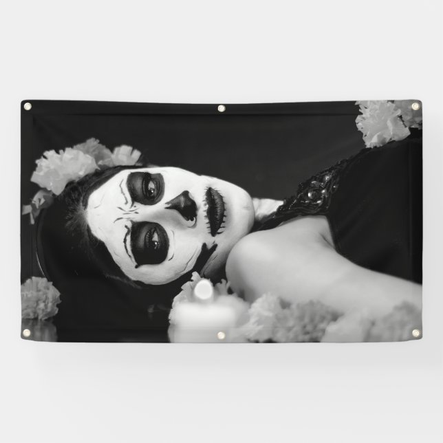 JOUR DE LA Bannière DE LA DAME MORTE (Horizontal)