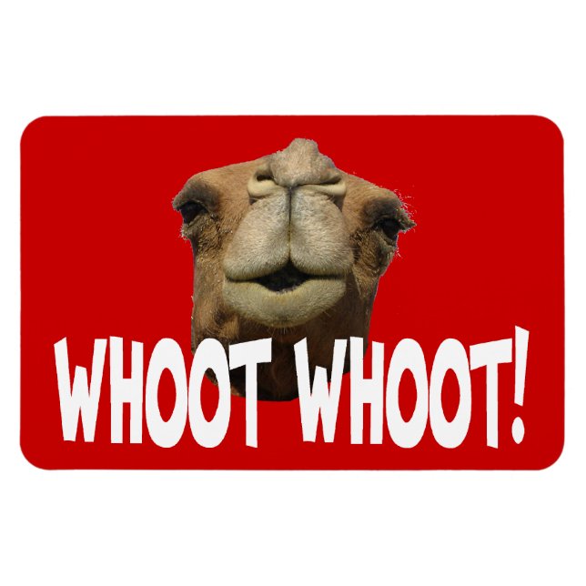 Jour de la Humpe Chameau Whoot Flexi Magnet (Horizontal)