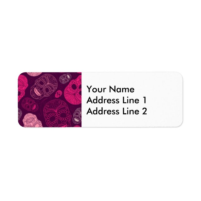 Jour de la Mosaïque Morte Art rose & violet (Devant)